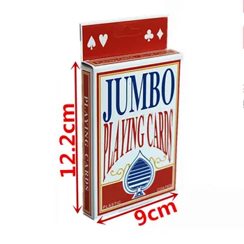 52pcs Milžinišką Kortos Jumbo Pokerio Lauko Magija Šeimai Šalis Žaidimo Kortelės
