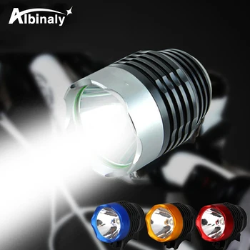 Mini Super Ryškus LED Dviračio Žibintas 3 Apšvietimo režimas 4 Spalvų Žibintai Vandeniui flash Priekinis žibintas, Dviračio šviesos Dviračių apšvietimas