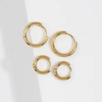 Artilady aukso spalvos didelis hoopas auskarai dovanos accessorries moterų ausies žiedai papuošalai lašas laivybos