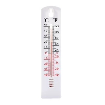 Vertikalus Termometras Sienos Temperatūros Indikatorius Stebėti Namų Patalpų Lauko termometras su drėgmėmačiu Buityje termometras