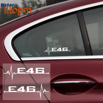 2vnt E46 E91 E61 E62 E36 E39 E60 Automobilių Dalis Dekoro Lipduko Auto Durų Juosmens Linijos Langą Ženklelį Už BMW E46 E39 E38 E90 E60 E61