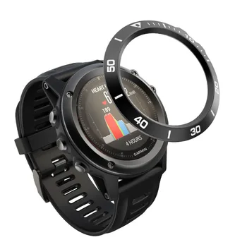 Garmin Fenix 3 / Fenix3 HR Žiūrėti Bezel Žiedas Klijais Padengti Atveju Nerūdijančio Plieno Smart watch priedai Raštas Rėmelį
