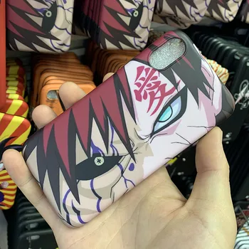 SHUKAKU Gaara Atveju iphone 12 11 pro 7 8 plus X XR XS Max telefono atvejais Naujas Cool Japan Anime Naruto minkštos TPU galinį dangtelį Coque