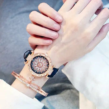 Top Stiliaus Mados Moterų Prabangus Odinis Juosta Kvarcinis Analoginis Laikrodis Aukso Ponios Žiūrėti Moterų Suknelė Reloj Mujer Black Laikrodis