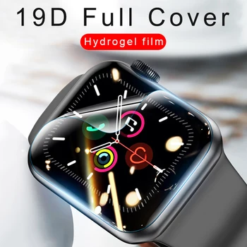 Hidrogelio Kino Full Screen Protector for Apple Žiūrėti Serijos SE 6 5 4 2 Apsauginės plėvelės, už 38mm 42mm 40mm 44mm Nr. Grūdintas Stiklas