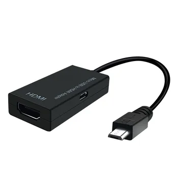 Micro USB Į HDMI Adapteris suderinamas TELEVIZORIŲ 1080P HD HDMI Audio Video Kabelis Konverteris, Skirtas 