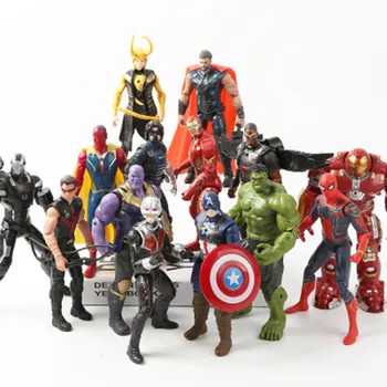 Stebuklas Keršytojas 3 begalybės karo Filmą Anime Black Panther žmogus-Voras, Kapitonas Amerika Ironman hulk thor Veiksmų Skaičius, Žaislai