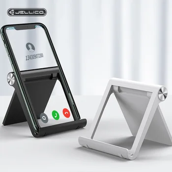 Jellico Telefono Laikiklio Stovas Smartphone Paramos Tablet Stand for iPhone Stalas mobiliojo Telefono Turėtojas Stovėti Nešiojamas Mobiliojo telefono Laikiklis