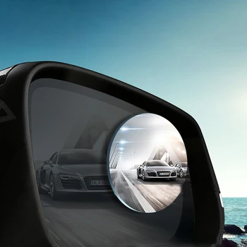 2vnt 360 Laipsnių Framless aklojoje Veidrodžių Plataus Kampo Turas Išgaubto Veidrodžio Pusėje, Blindspot galinio vaizdo Stovėjimo Veidrodis, Automobilių Reikmenys