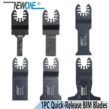 NEWONE Quick-Release 10/20/32/45/65mm Bi-metalo Virpesių MultiTool Renovator pjūklų BIM geležtės elektrinių įrankių priedai