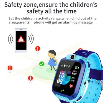 Smart Žiūrėti Vaikai Vaikai Smartwatch Mergaitėms Berniukai Elektroninių Smart Apyrankė Laikrodis, Studentams, Vaikų Sporto Smart Žiūrėti GPS Ieškiklis