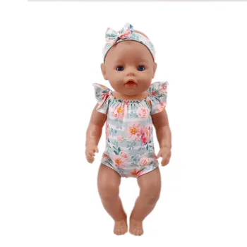 Ryškios Gėlės vientisas Seksualus maudymosi kostiumėlį, Tinka 18 Colių Amerikos Ir 43 Cm Reborn Baby Doll, Drabužių, Aksesuarų, Vaikų 