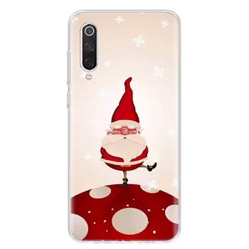 Naujųjų Metų Sniego Linksmų Kalėdų Santa Cla Telefoną Atveju Xiaomi Redmi 6A 7A 8A Note5 7 8 8T 9S 10 K20 K30 S2 MI8 9 6x CC9 F1 Li