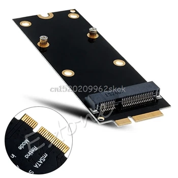 MSATA SSD Su SATA Adapteris Kortelę 7+17 Pin 2012 