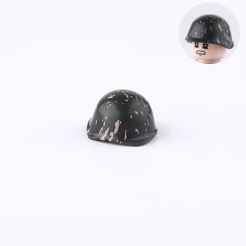 WW2 Karinės Sovietų Sąjungos Šalmas aksesuaras blokai Karinės Armijos Karių Skaičiai Žiemos medvilnės kepurę Šalmą blokai žaislai
