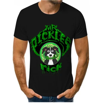 Super Juokingas Rick Morty marškinėliai Vyrų T-shirt Animacinių filmų Rick&Morty 3d Marškinėlius Vyrų Vasaros Mados Off White Tshirts Vyrų Viršūnes XXS-4XL