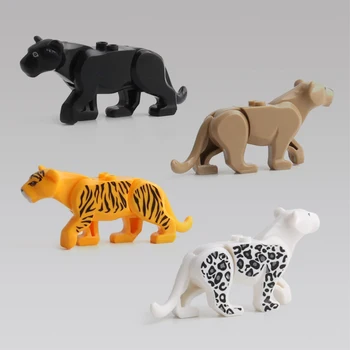 Gyvūnų Serijos, Vaikų Švietimo, Mokslo, Mokymo Gyvūnų nelyginant Žaislai, Tigras, Krokodilas Modelio Duomenys Vaikams Dovanos