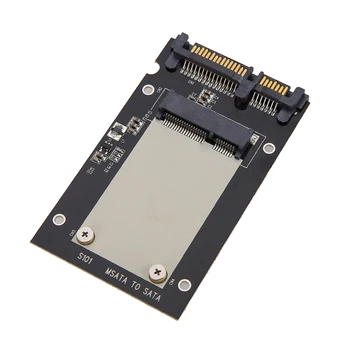 Zeadow mSATA SSD 2,5 Colių SATA3 HDD SSD Konverteris Adapterio plokštę Su 7mm Storio Apsaugos Atveju