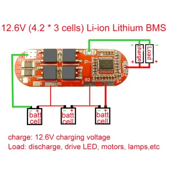 BMS 1S 2S 3S 4S 5S 10A 25A 18650 lto Li-ion Lipo Ličio Baterija Apsaugos Modulį, Grandinės, Balansas, balanso ekvalaizeris Valdyba