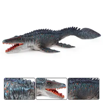1Pc 34CM Dinozaurų Figūrėlės Realus Mosasaurus Dinozaurų Žaislai, Plastikiniai Laukinių Gyvūnų Modelį Švietimo Statulėlės Dovana Vaikams Žaislas