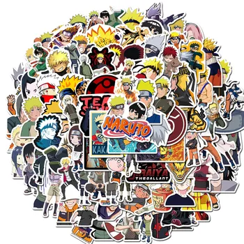 100vnt/daug Lipdukas Japonijos Anime Naruto Lipdukai Animaciją Snieglenčių Nešiojamas Bagažo Šaldytuvas Automobilių Stiliaus Vinilo Lipdukai Lipdukas