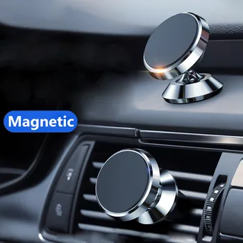 Universalus Magnetinis Automobilinis Telefono Laikiklis Iphone GPS prietaisų Skydelio Laikiklio Stovas Oro Angos Grip Laikiklis Magnetas Laikiklis, skirtas 