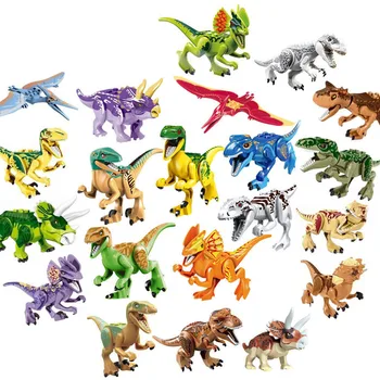 2020 Naujų Dinozaurų Vaikai Juguetes Suderinama Plytų Žaislai, Statyba Blokai Dinozaurai Juros Periodo Parkas Pasaulio Vaikų Dovanų