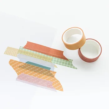 JIANWU 8pcs/set druska serijos Kietosios spalvos Washi Tape 