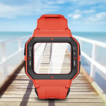 Smartwatch Grūdintas Stiklas skaidrus Apsauginės Plėvelės Apsaugas Amazfit Neo Sporto Smart Watch LCD Ekranas Full Screen Protector Cover