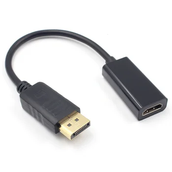 DP HDMI Kabelis Adapteris Vyrų ir Moterų Konverteris, skirtas Nešiojamas KOMPIUTERIS Ekrano Uosto 1080P 4K HD HDMI Laidas, Adapteris Keitiklis