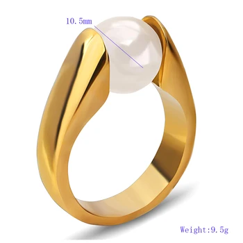 Naujas Mados Spalvinga Opalas Žiedas Moterims Kokybės Nerūdijančio Plieno Žiedas aplink Juoda Balta Katės Akies Akmens Vestuvinis Žiedas