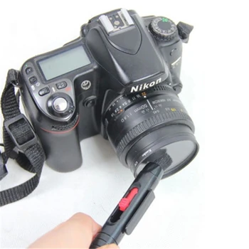 Naujas Objektyvas Valymo Pen Dulkių Cleaner DSLR VCR DC Onleny Fotoaparatas Canon Nikon Sony Ištraukiama Valymo Šepetys Pen Objektyvas