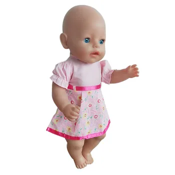 Nauja Suknelė Dėvėti 43cm Zapf Baby Doll, 17 Colių Atgimsta Kūdikių Lėlės Drabužiai