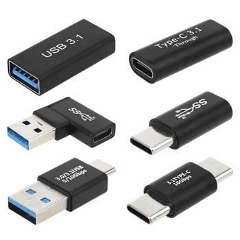 C tipo USB 3.0 Adapteris USB OTG C C Tipo Vyrai Moterys Keitiklio Jungtis 1XCB