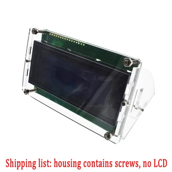Skaidrus Akrilo Shell LCD2004 LCD Ekranas su Varžtas/Veržlė LCD2004 Shell Atveju laikiklį (ne su 2004 LCD)