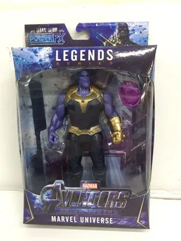 LED Thanos Black Panther Kids stebuklas Kapitonas Amerika, Toras lron Vyras Hulk Keršytojas veiksmų Skaičius, žaislai, Lėlės Modelio