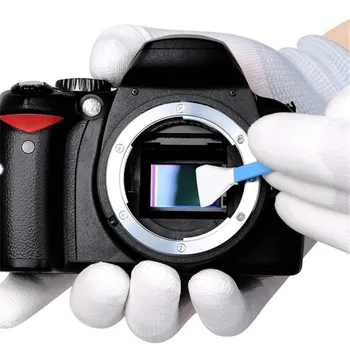 KEITHNICO 5vnt Jutiklio Valymo Rinkinys CCD CMOS Švaresnis TAMPONU Už Nikon Canon Fotoaparatas DSLR Z17