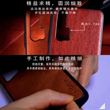 Atveju Huawei Honor 20 Pro Lite 20S funda prabangių Senovinių Oda, odos rubisafe minkštas sunku telefono dangtelį už garbę 20 lite atveju coque