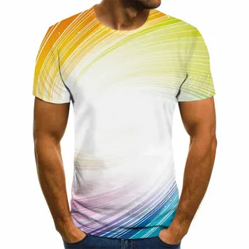 2020 metų vasaros, nauja, vyriški t-shirt 3D atspausdintas t-shirt tendencija laukinių atsitiktinis O-kaklo vyrų t-shirt mados 3D spausdinimo T-shirt dydis 6XL