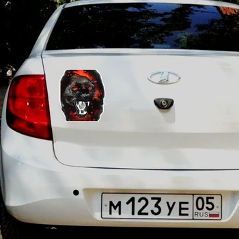 Tri Mishki WCS887 Black panther Deginimas akių automobilių lipdukas PVC coloful Lipdukai Motociklų Aksesuarų lipdukas