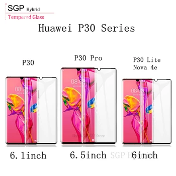 9D už Huawei 30 Pro P20 P10 P 30 Pro Lite Šviesos P Smart 2019 Plius P30Pro Grūdintas Stiklas Filmas Apima Visą Klijai Screen Protector
