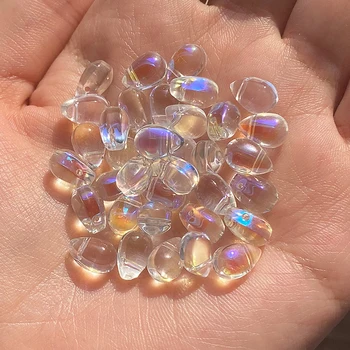 20pcs/pak čekijos Crystal beads crystal AB Spalvos Stiklo Star Širdies Lapai karoliukai Papuošalai padaryti Karoliai, Auskarai, Geriausios kokybės