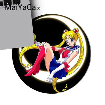 MaiYaCa Sailor Moon Gumos KOMPIUTERIO, Kompiuterinių Žaidimų kilimėlis Žaidimas Kilimų Pelės Mygtukai apvalios pelės Kilimėlis Anti-Slip stalas kilimėlis 22x22cm