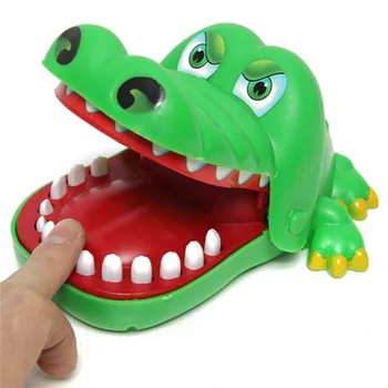 2019New Kūrybos mažo Dydžio Krokodilas Burną Stomatologas Bite Piršto Žaidimo Juokingi Gags Žaislas Vaikams Žaisti Įdomus Žaidimas Reakcija Mokymo