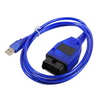 2020 Naujas USB VAG COM Kabelis kkl Vag kkl 4091 FTDI Chip Sąsaja+ 2x2 Adapteris Kabelis OBD2-USB Kabelis Skaitytuvas VAG Serijos vehicel