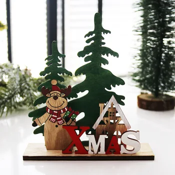 KALĖDOS medinių amatų Kalėdų dekoracijas namų navidad Stalo Puošmena amatų Kalėdų dovana naujųjų metų dekoro gimdymo Noel
