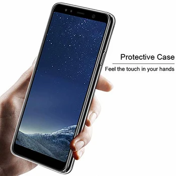 Ultra Plonas Minkšto Silikono TPU Case for Samsung Galaxy A8 Star A9Star Telefono Galinį Dangtelį Aišku, Skaidrus Gelis A9 A8Star 2018 Coque