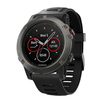 Silikono riešo juostos Garmin Fenix 5X/5Xplus/Fenix 3/Fenix 3 HR Pakeitimo 26mm Sporto mados watchband dirželis Garmin GPS