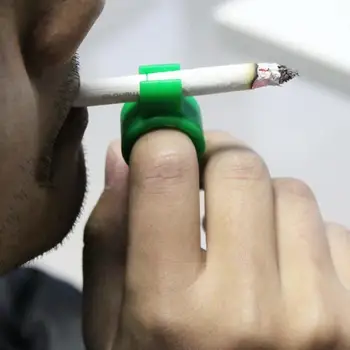 10 Vienetų Silikono Cigarečių Savininko Rūkymas Piršto Žiedą, Laikiklis, skirtas Rūkantiems Žaidėjas Vairuotojo Rankas Laisvai Pritaikoma 8g 10VNT/Set