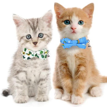 Atsiskyrusio Kačių Antkaklis su Varpeliu ir Mielas peteliškę Priedai Banga Taško, Spausdinimo Dizainas Lankas Modelius Katės Katytė Kačiukas